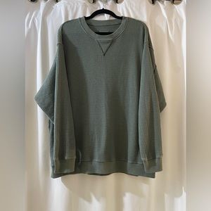Aerie Green Oversized Sweater